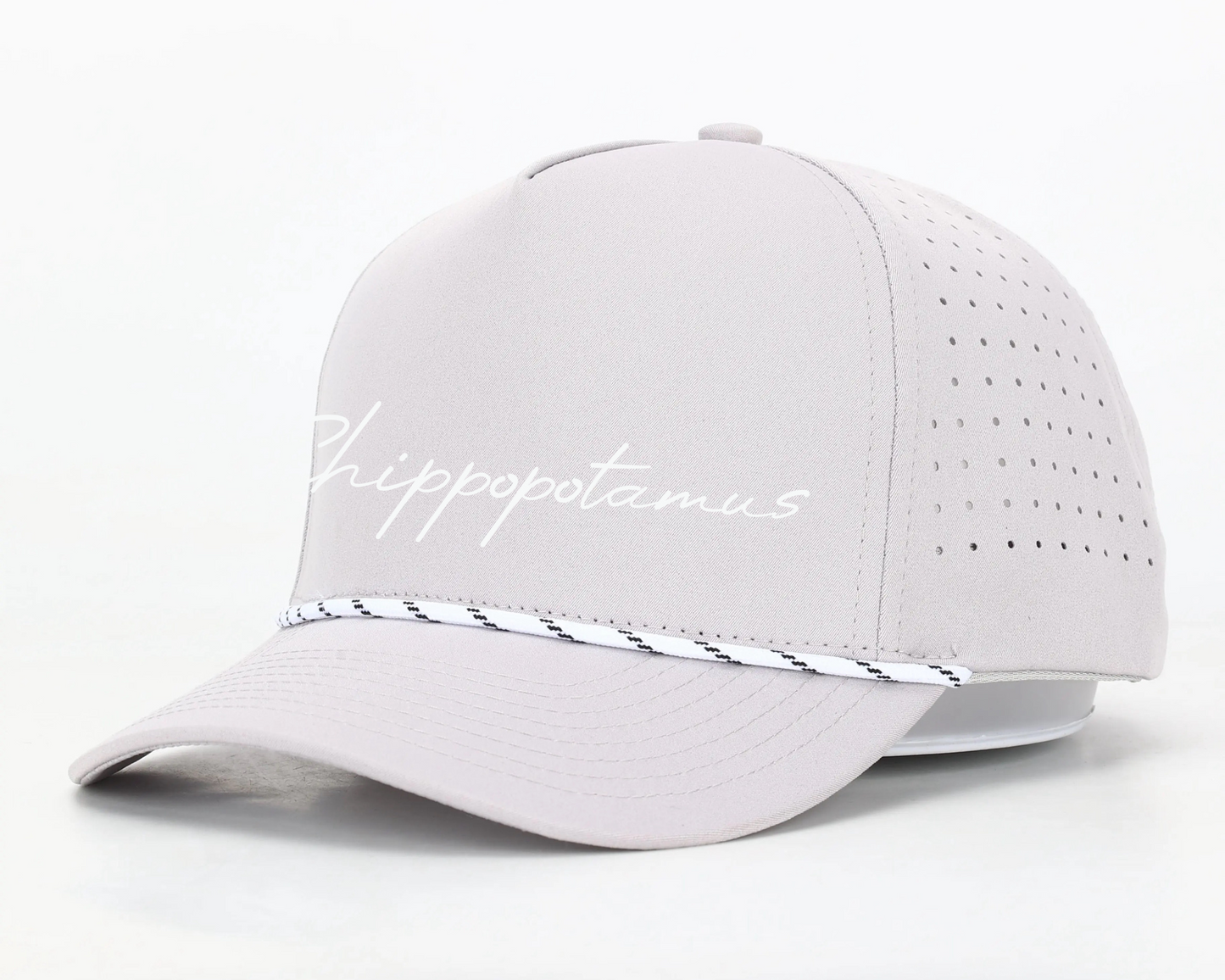 Grey Rope Hat - Chippopotamus White