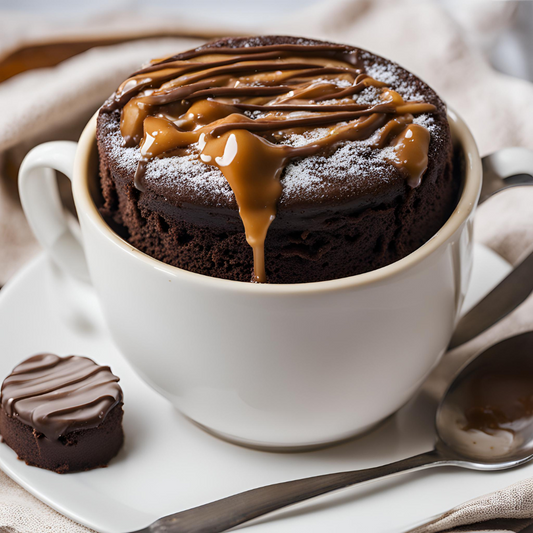 Chocolate Caramel Mug Cake - Concordia Style Boutique