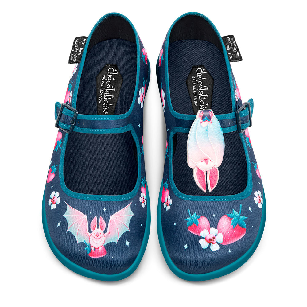 Chocolaticas® Albine Bat Women's Mary Jane Flat - Concordia Style Boutique