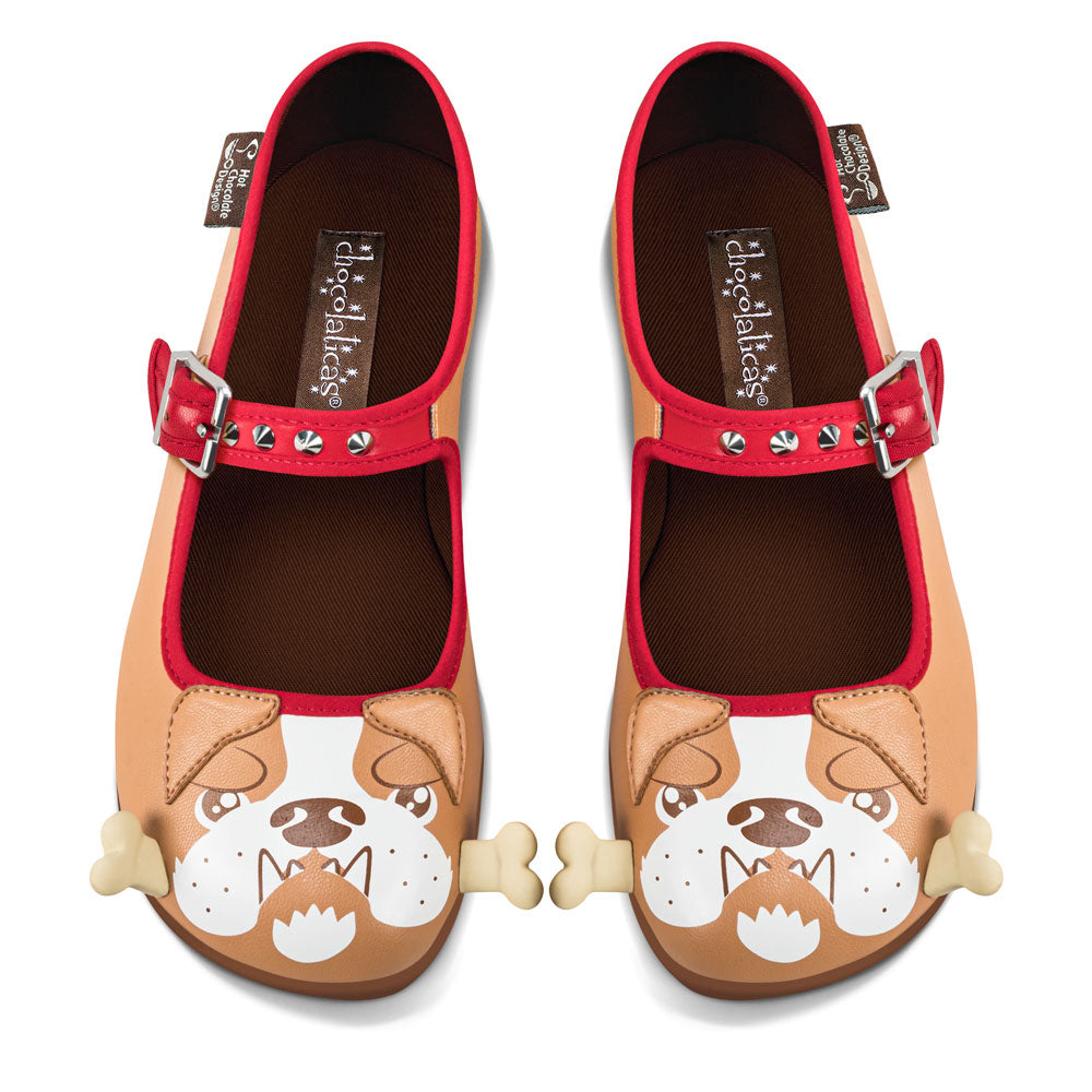 Chocolaticas® Bulldog Women's Mary Jane Flat - Concordia Style Boutique