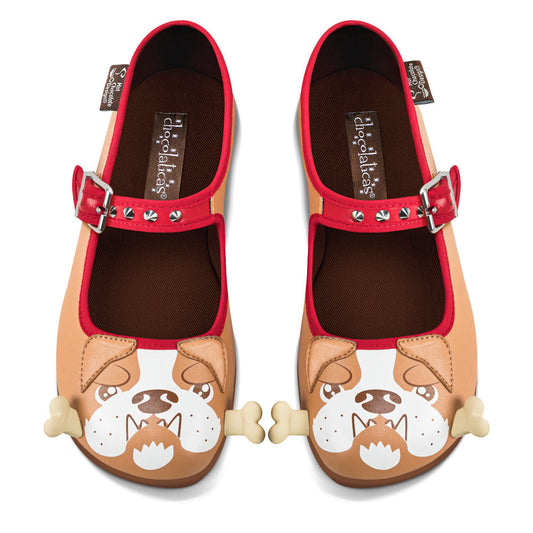 Chocolaticas® Bulldog Women's Mary Jane Flat - Concordia Style Boutique