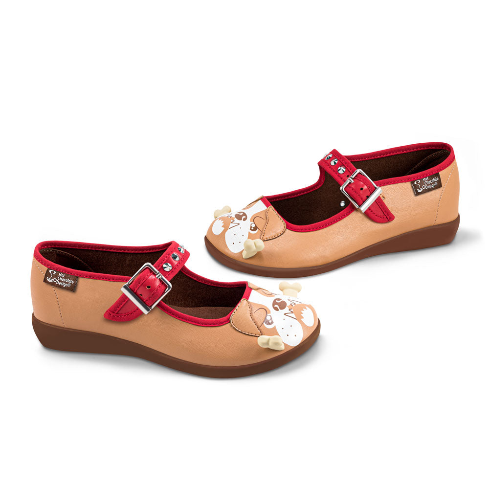 Chocolaticas® Bulldog Women's Mary Jane Flat - Concordia Style Boutique