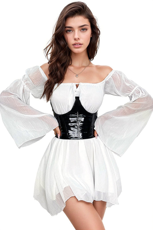 White Lace Lingerie Dress - Concordia Style Boutique