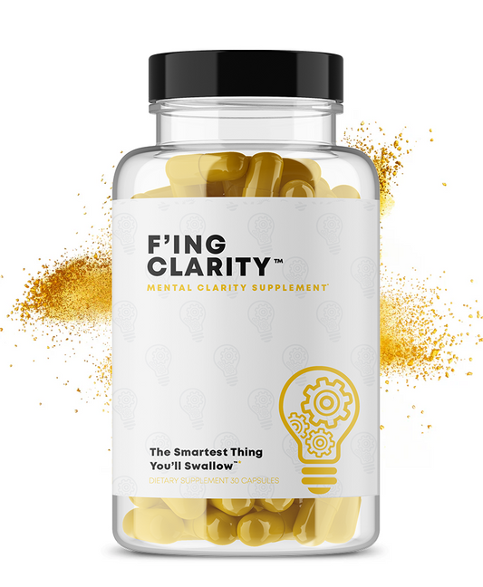F'ing Clarity - Best Supplements for Brain Fog Relief | Improve Memory & Focus - Concordia Style Boutique