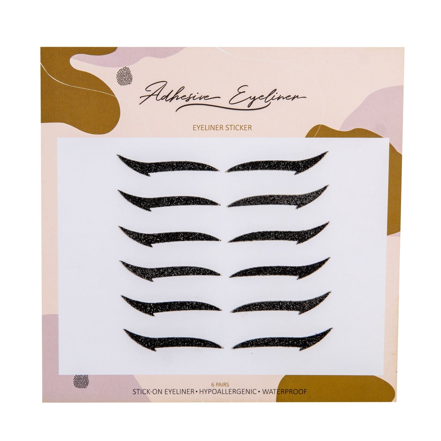 Eyeliner Sticker Classic Black 6 Pairs
