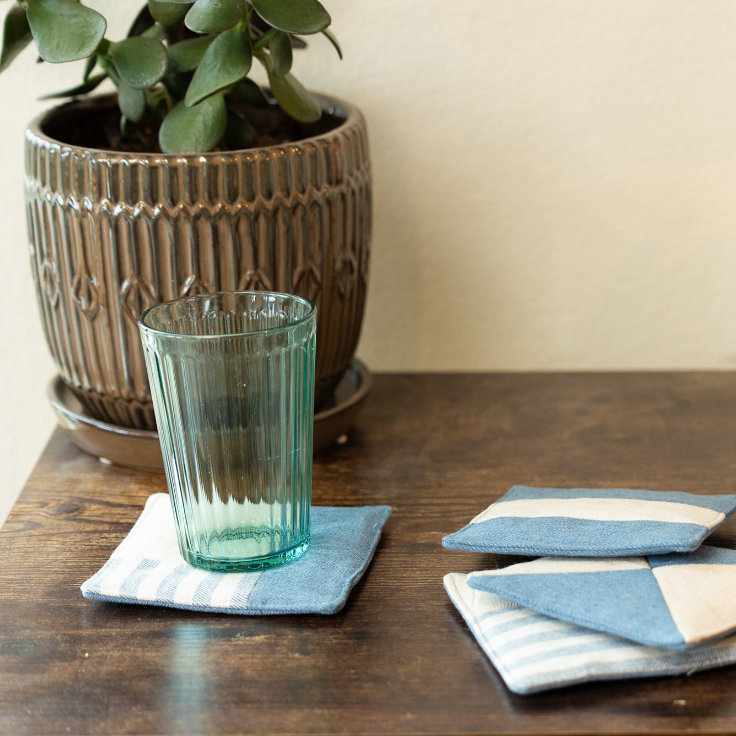 Upcycled Denim Coasters - Concordia Style Boutique