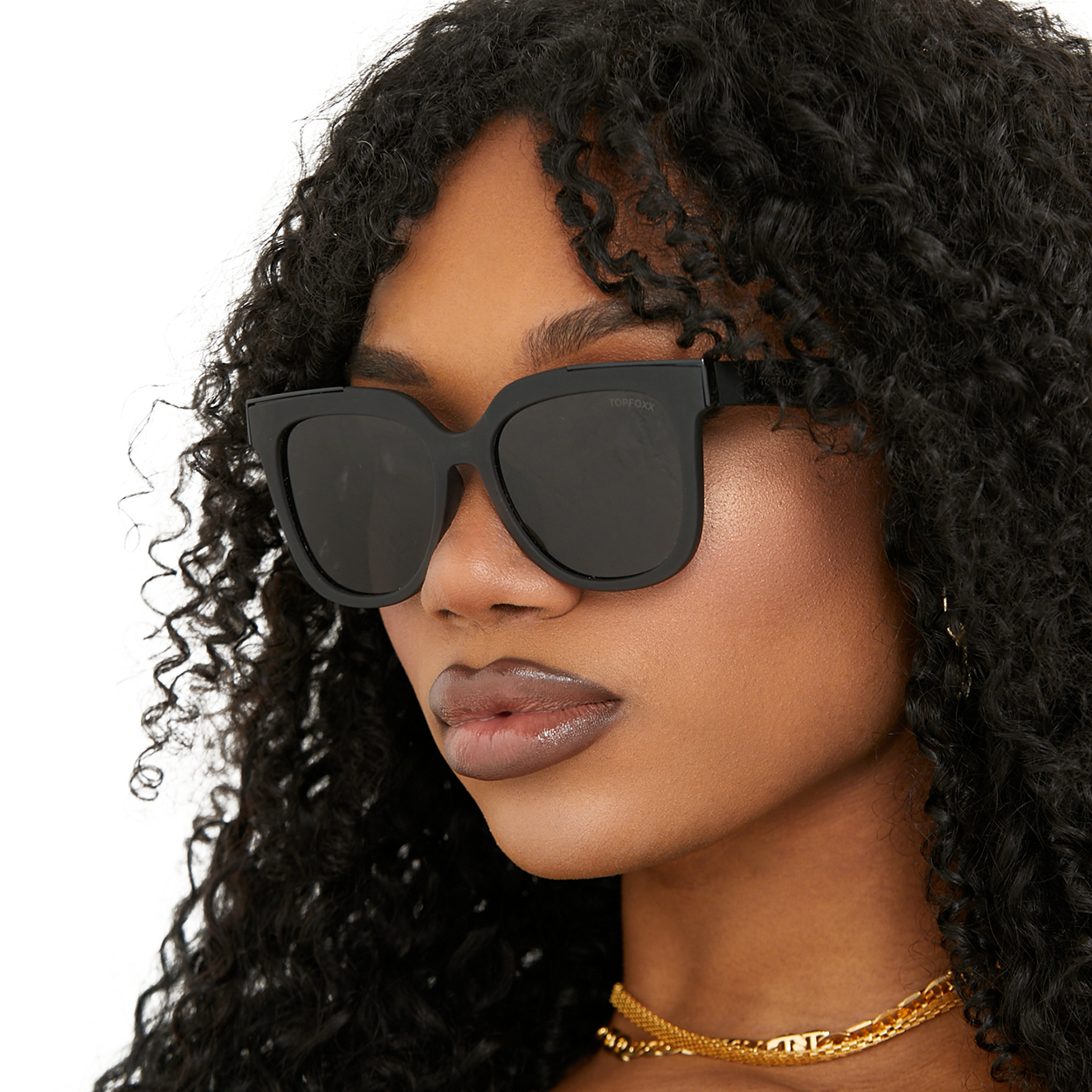 Coco - Sustainable Black Frame Black Lens Wayfarer Sunglasses - Concordia Style Boutique