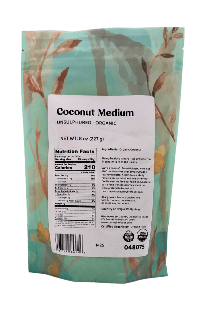 Coconut, Medium, Organic - Concordia Style Boutique