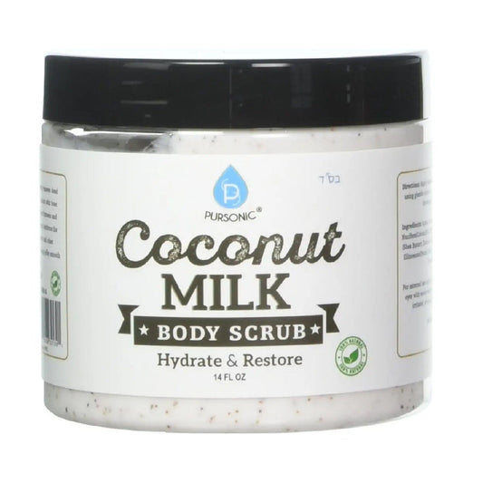 100% Natural Coconut Milk Body Scrub 14oz - Concordia Style Boutique
