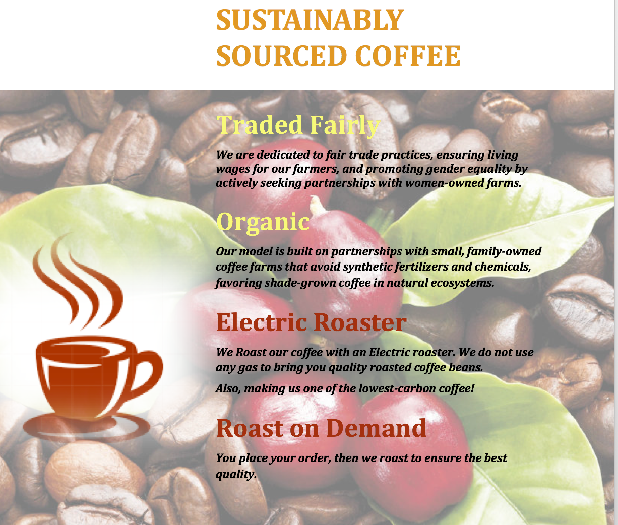 El Salvador Coffee Roast - Concordia Style Boutique