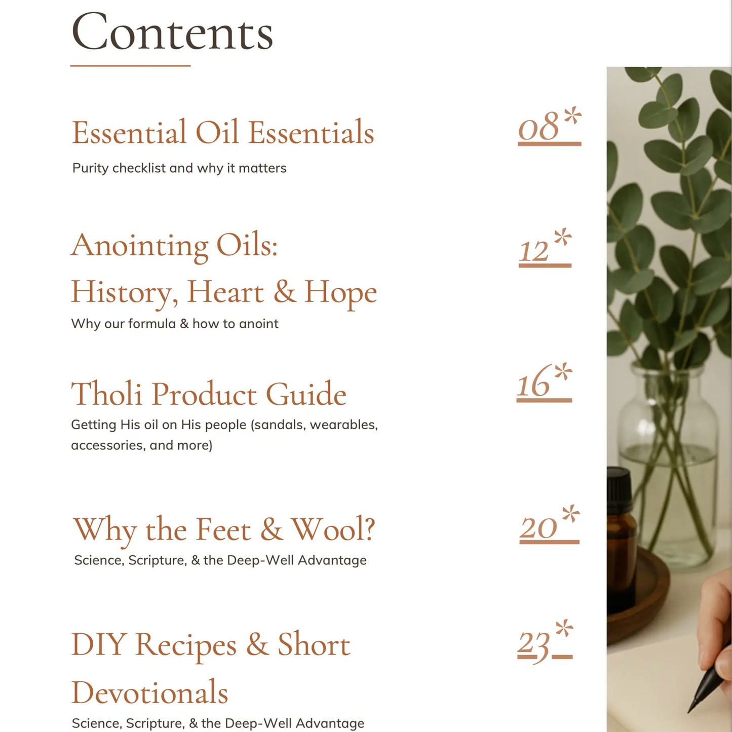 Tholi Oil Anointed for Every Step (Digital eBook)