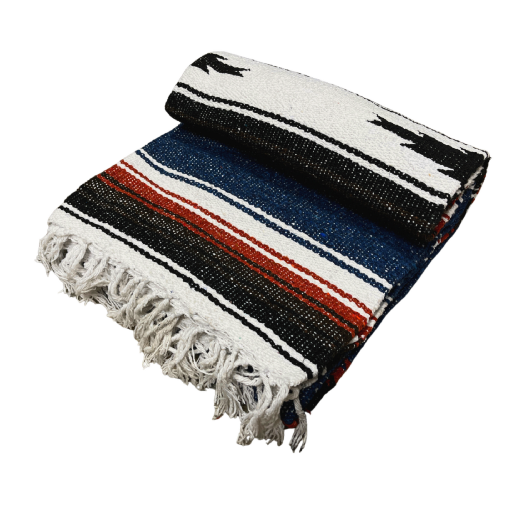 Harvest Moon Diamond Baja Blanket - Blue - Concordia Style Boutique