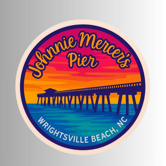 Johnnie Mercer's Pier Wrightsville Beach, NC Sticker