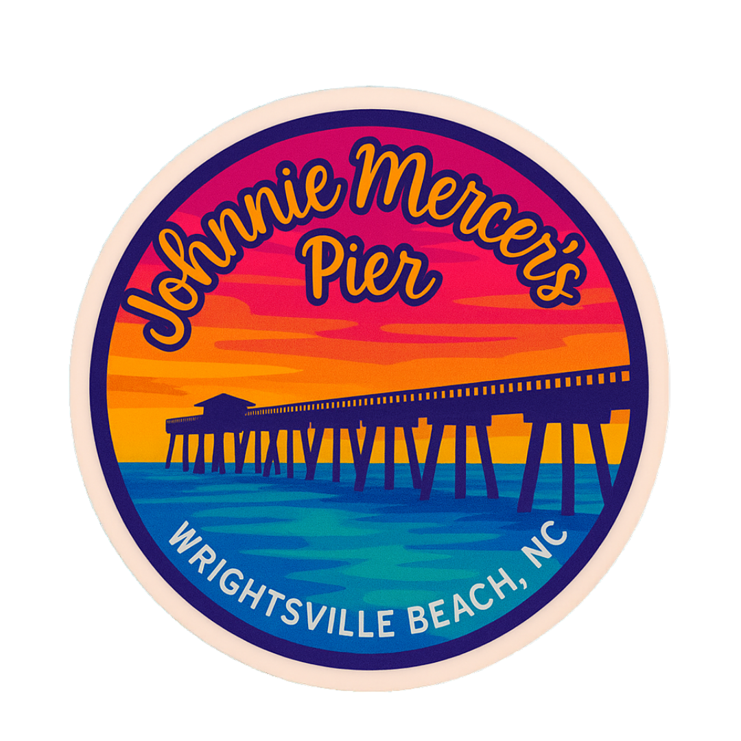 Johnnie Mercer's Pier Wrightsville Beach, NC Sticker