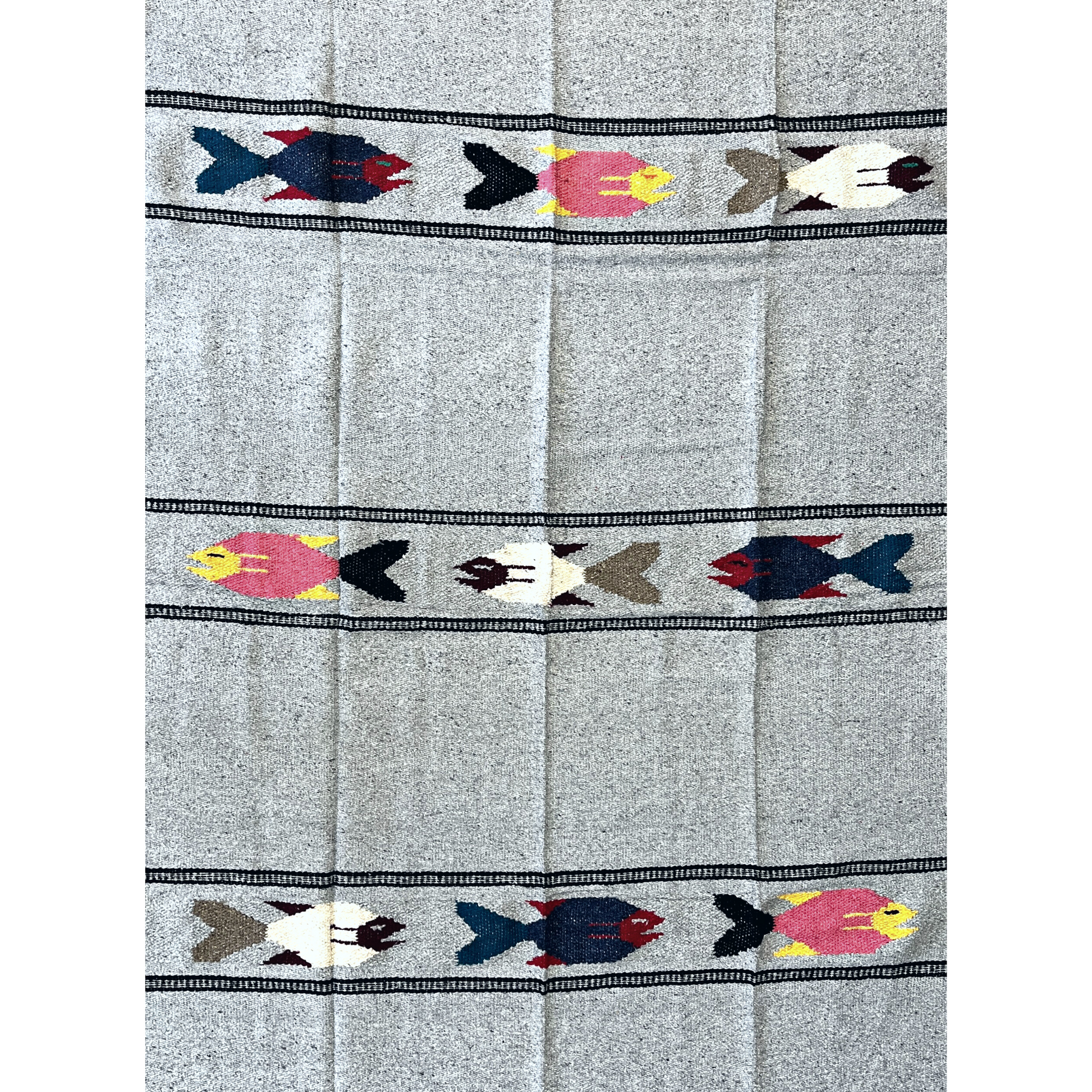 Heather Grey Baja Fish Yoga Blanket - Concordia Style Boutique