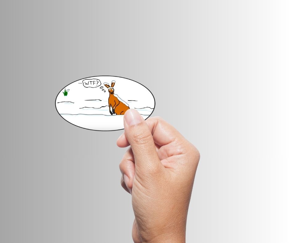 "WTF, Mate" End of Ze World Sarcastic Sticker