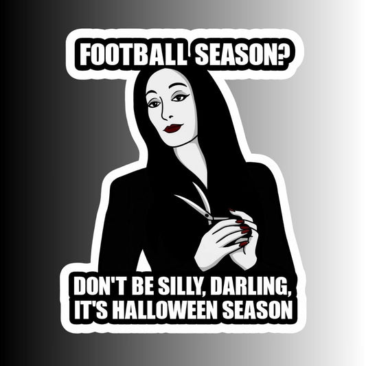 Funny Spooky Addams Family Morticia Halloween Sticker