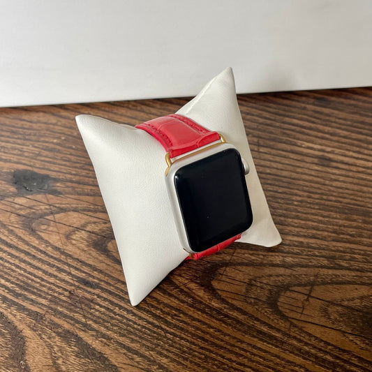 Apple Watch Band, Coral Matte Alligator