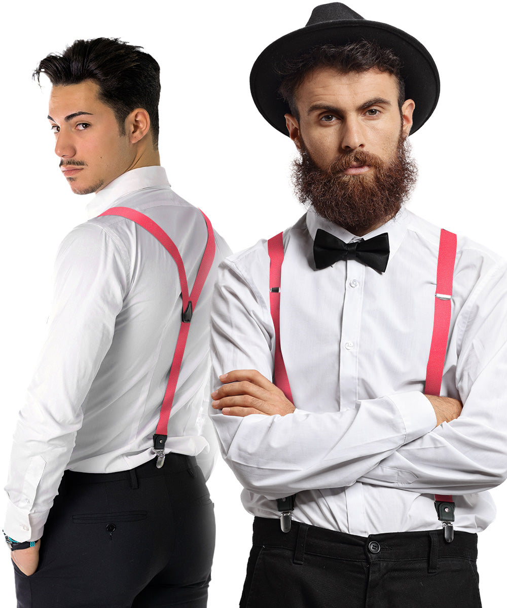 Vittorio Farina Men's Convertible Suspender in Gift Box: 70% Polyester & 30% Elastomer - Concordia Style Boutique