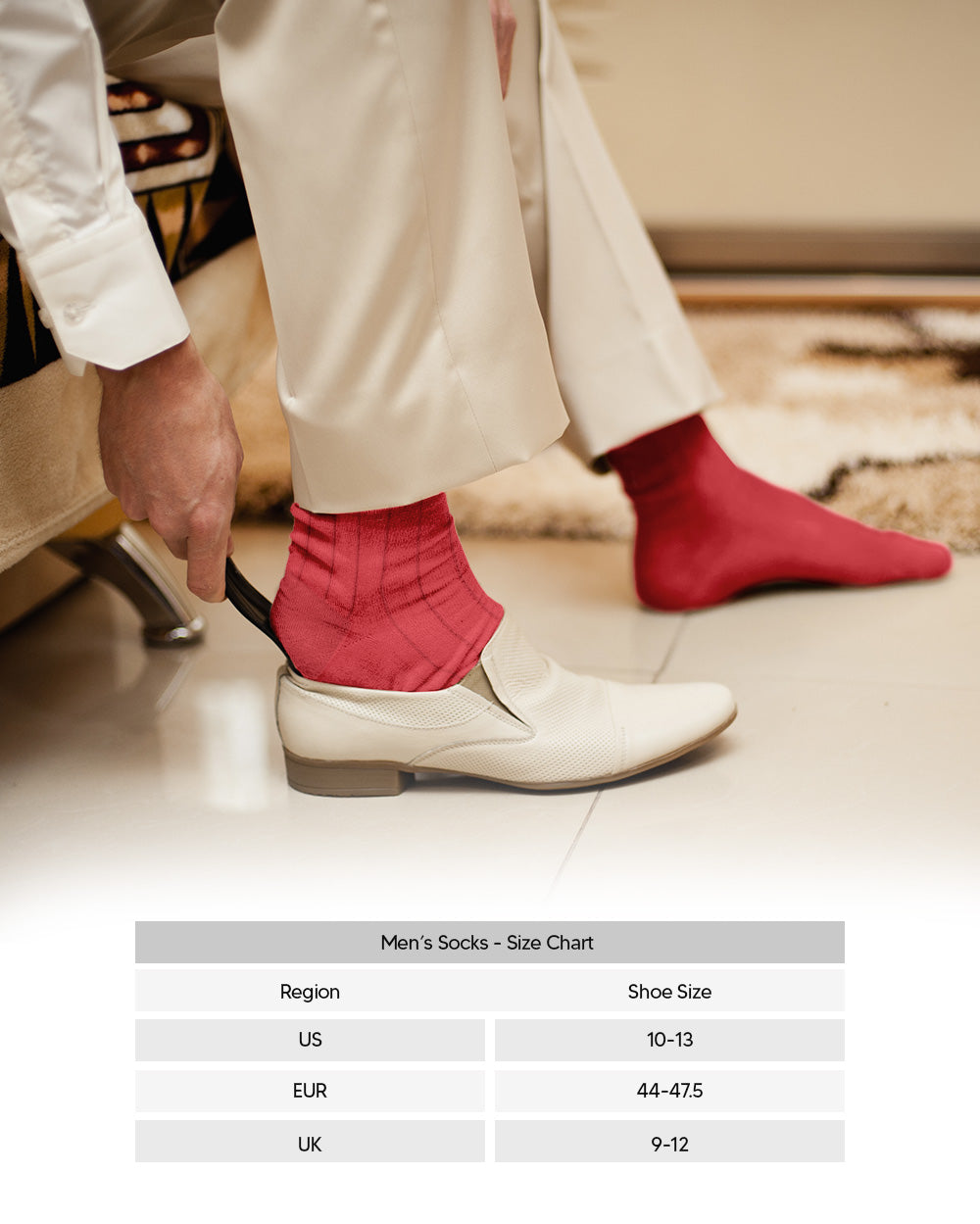 Vittorio Farina Men's Ribbed Shear Nylon Over The Calf Dress Socks