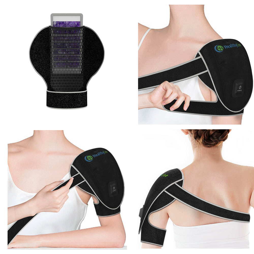 Portable Shoulder Heated Gemstone Pad