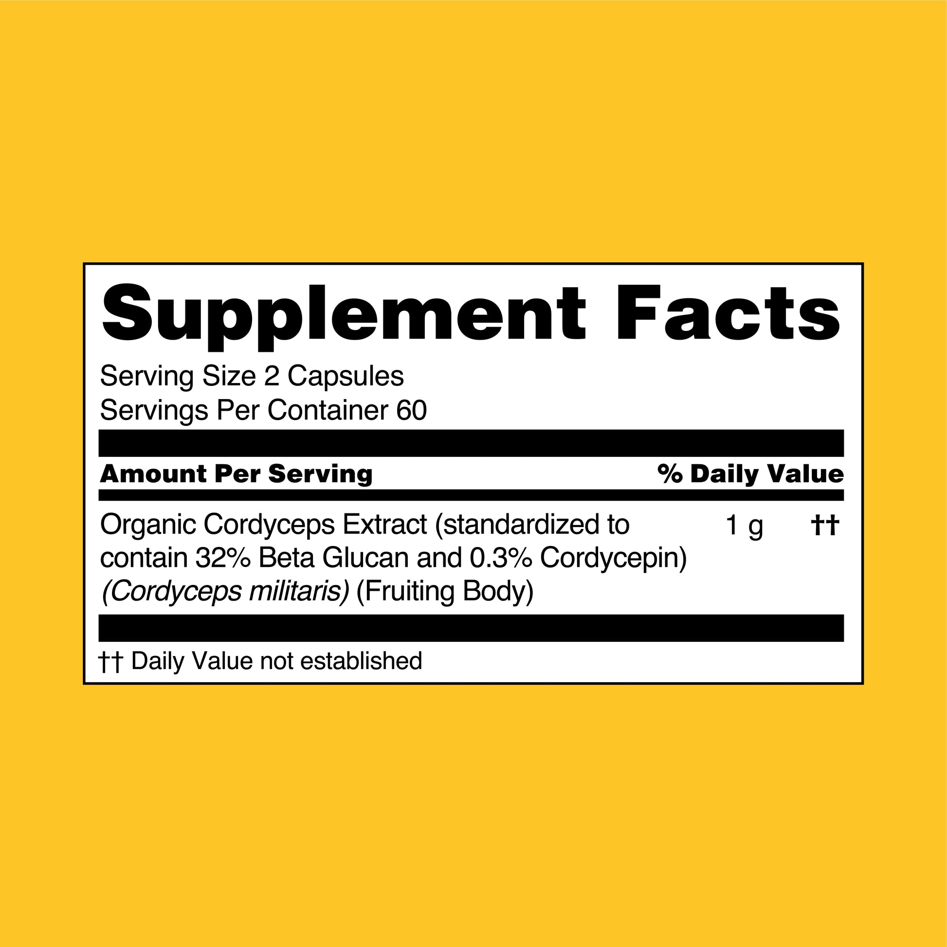 Cordyceps Mushroom Extract Capsules - Concordia Style Boutique