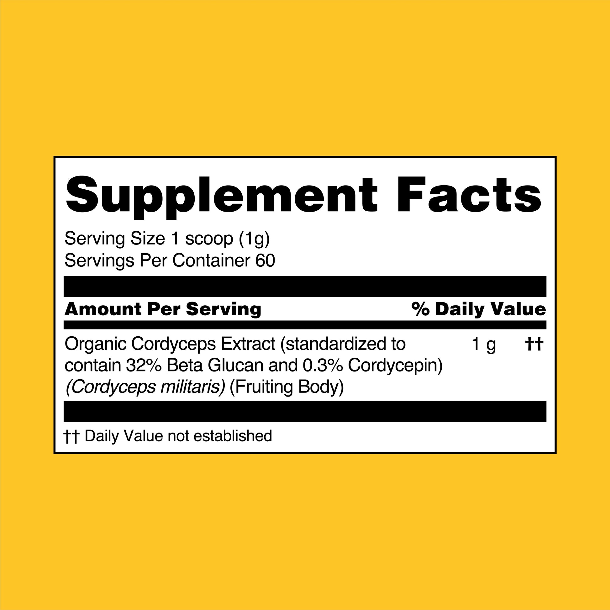 Cordyceps Mushroom Extract Powder - Concordia Style Boutique