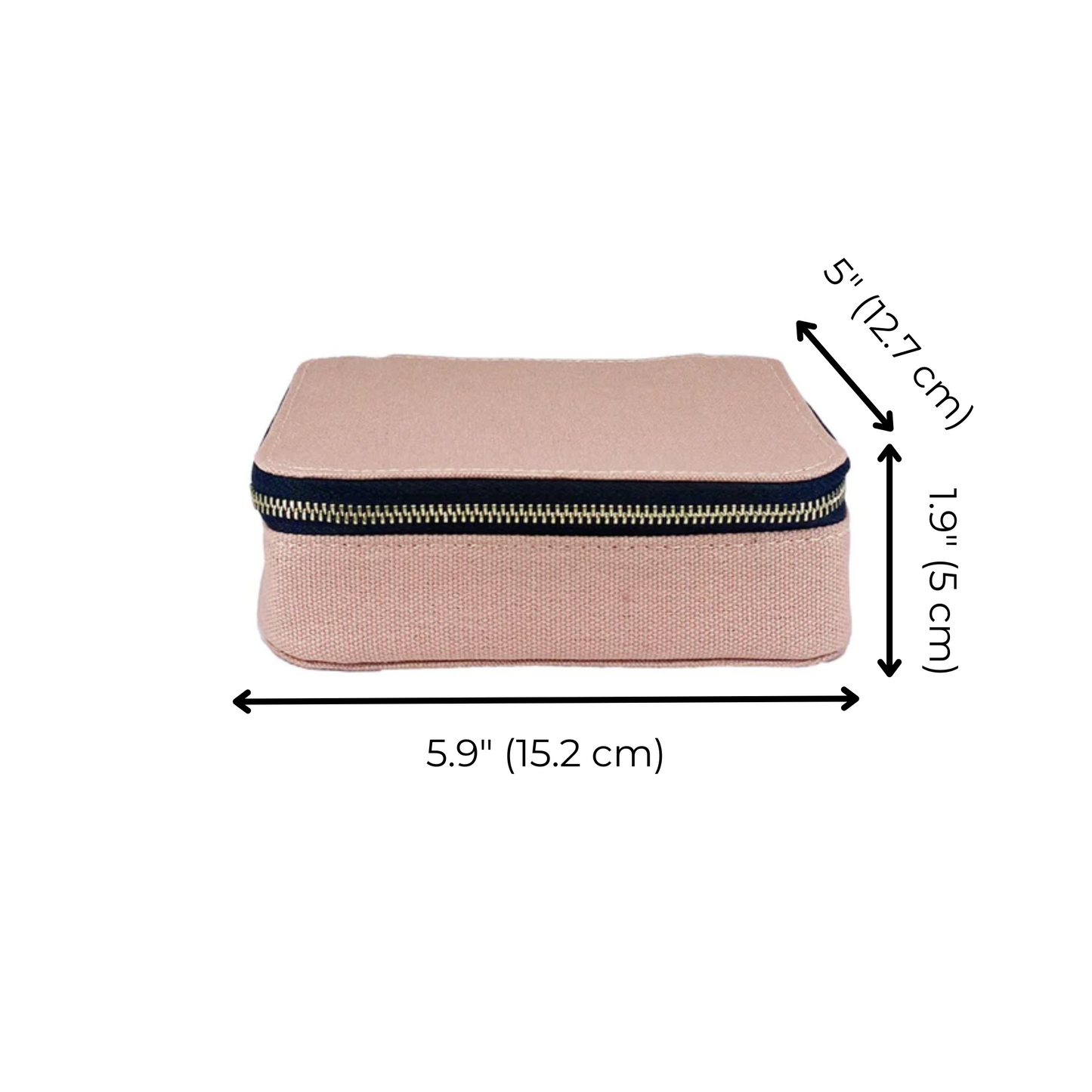 Cosmetics/Trinket Box, Pink/Blush - Concordia Style Boutique