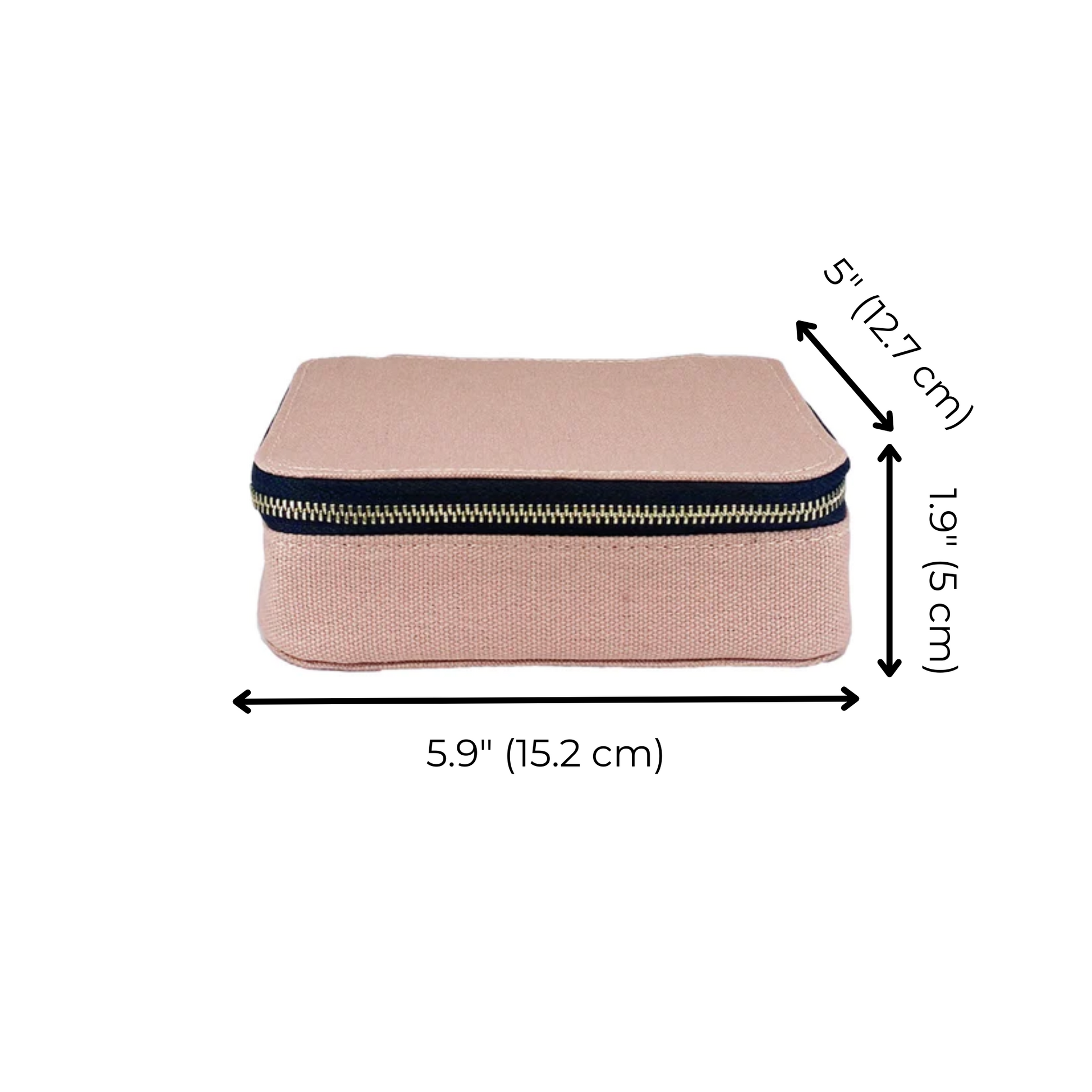 Cosmetics/Trinket Box, Pink/Blush - Concordia Style Boutique
