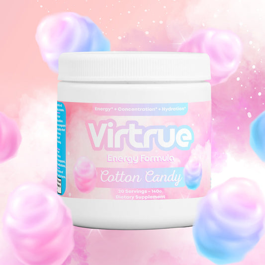Cotton Candy Pre-Workout Energy Powder + Focus Boost & Hydration | Sugar Free - Concordia Style Boutique