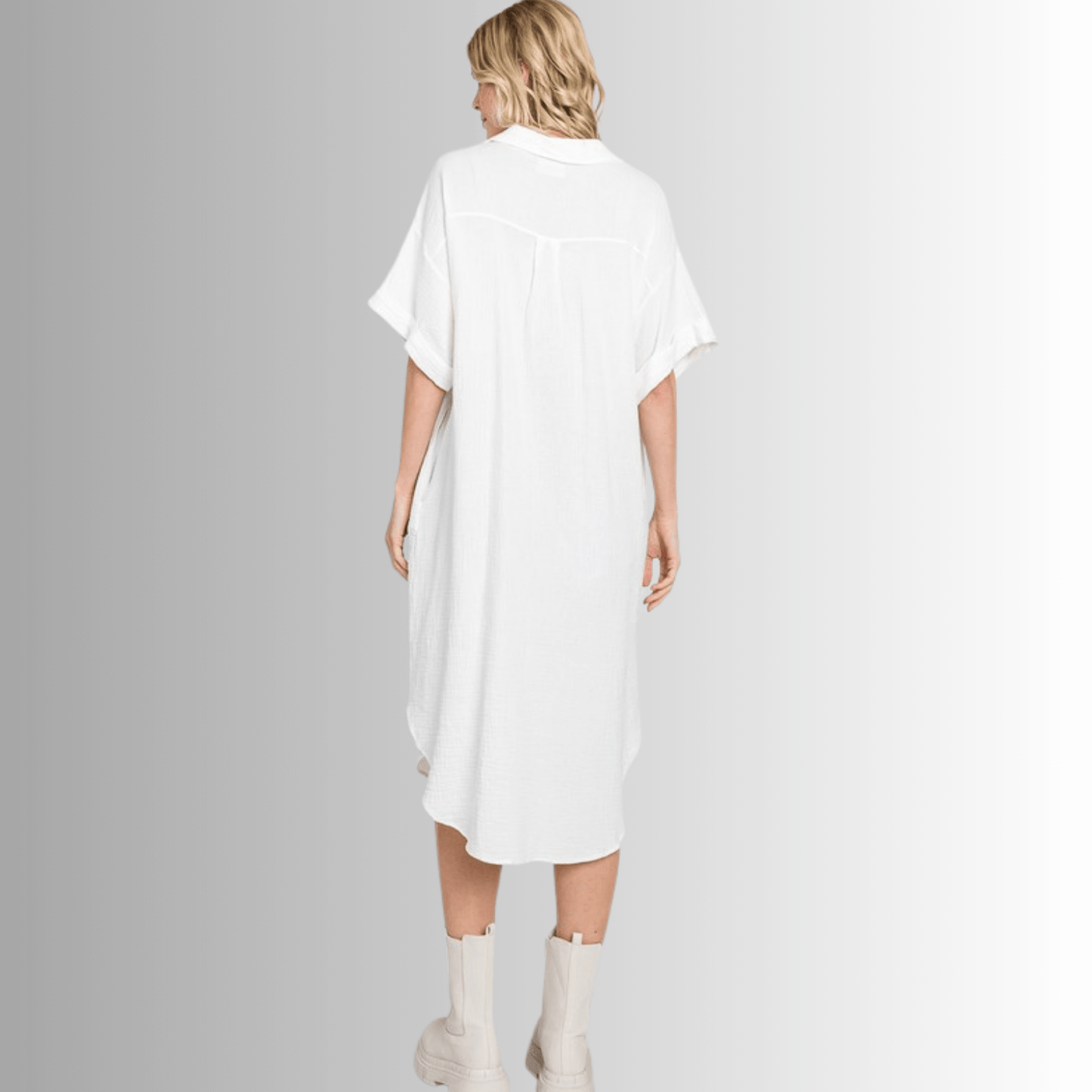Phoebe Versatile Cotton Gauze Shirt Dress - Concordia Style Boutique