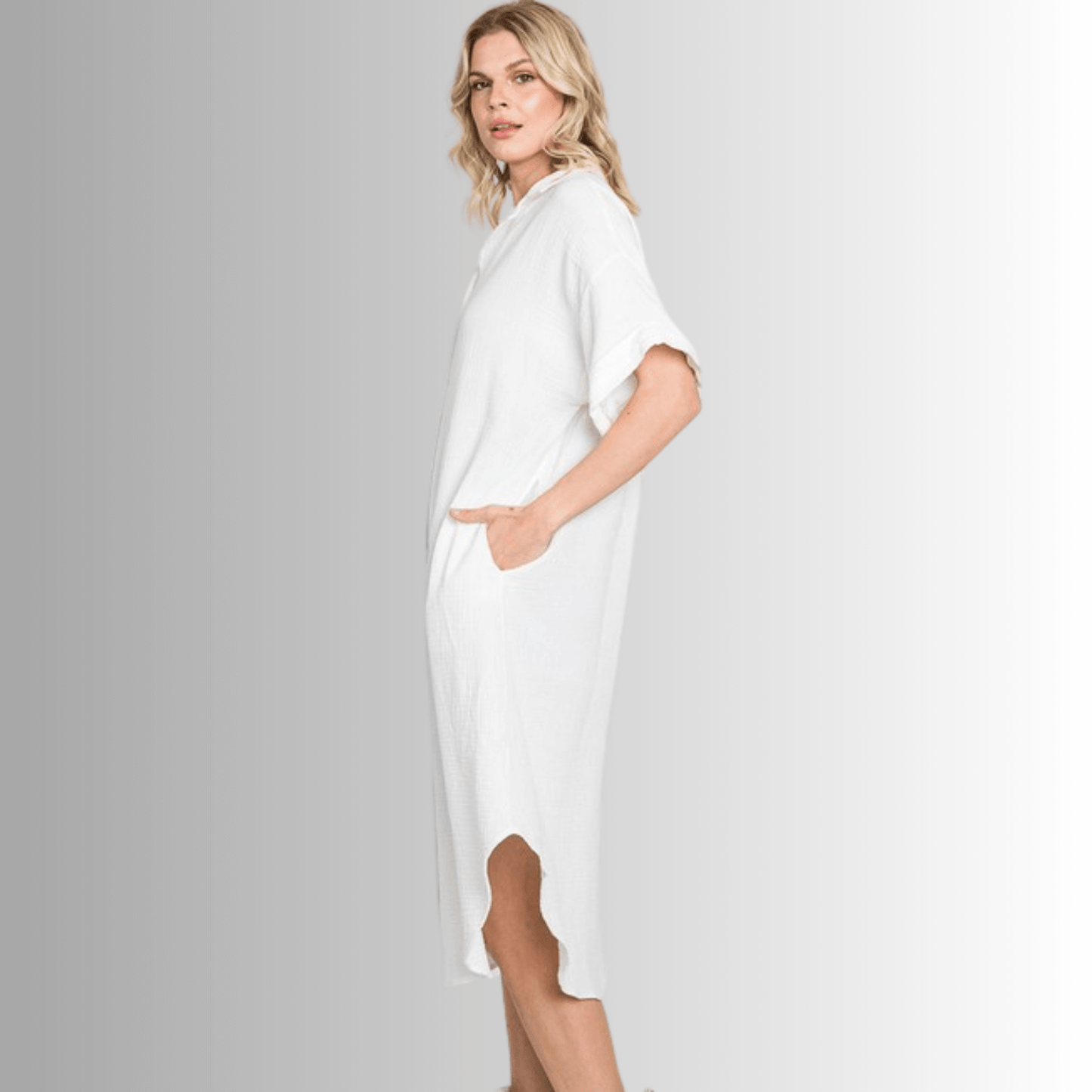 Phoebe Versatile Cotton Gauze Shirt Dress - Concordia Style Boutique