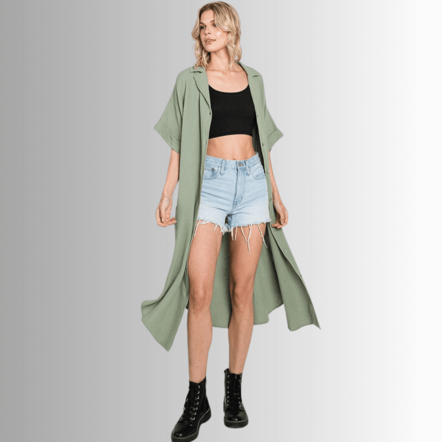 Phoebe Versatile Cotton Gauze Shirt Dress - Concordia Style Boutique