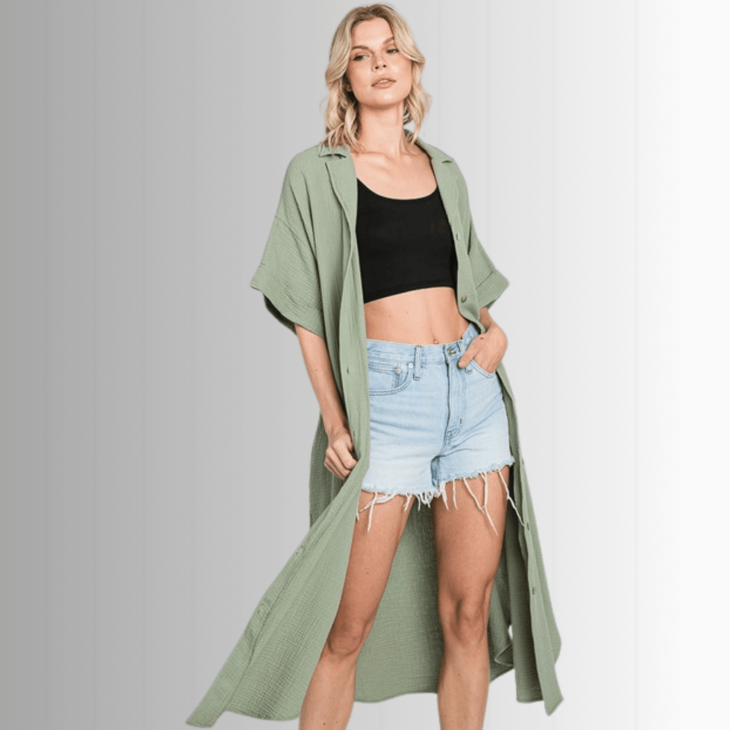 Phoebe Versatile Cotton Gauze Shirt Dress - Concordia Style Boutique