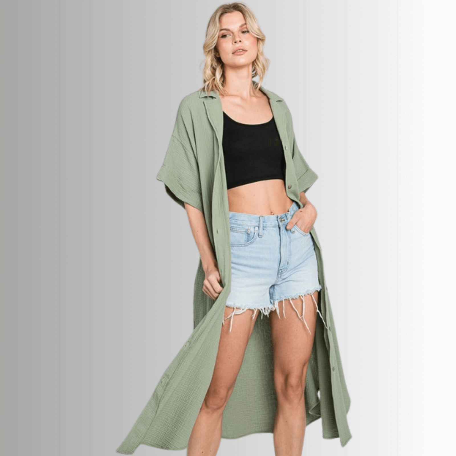 Phoebe Versatile Cotton Gauze Shirt Dress - Concordia Style Boutique