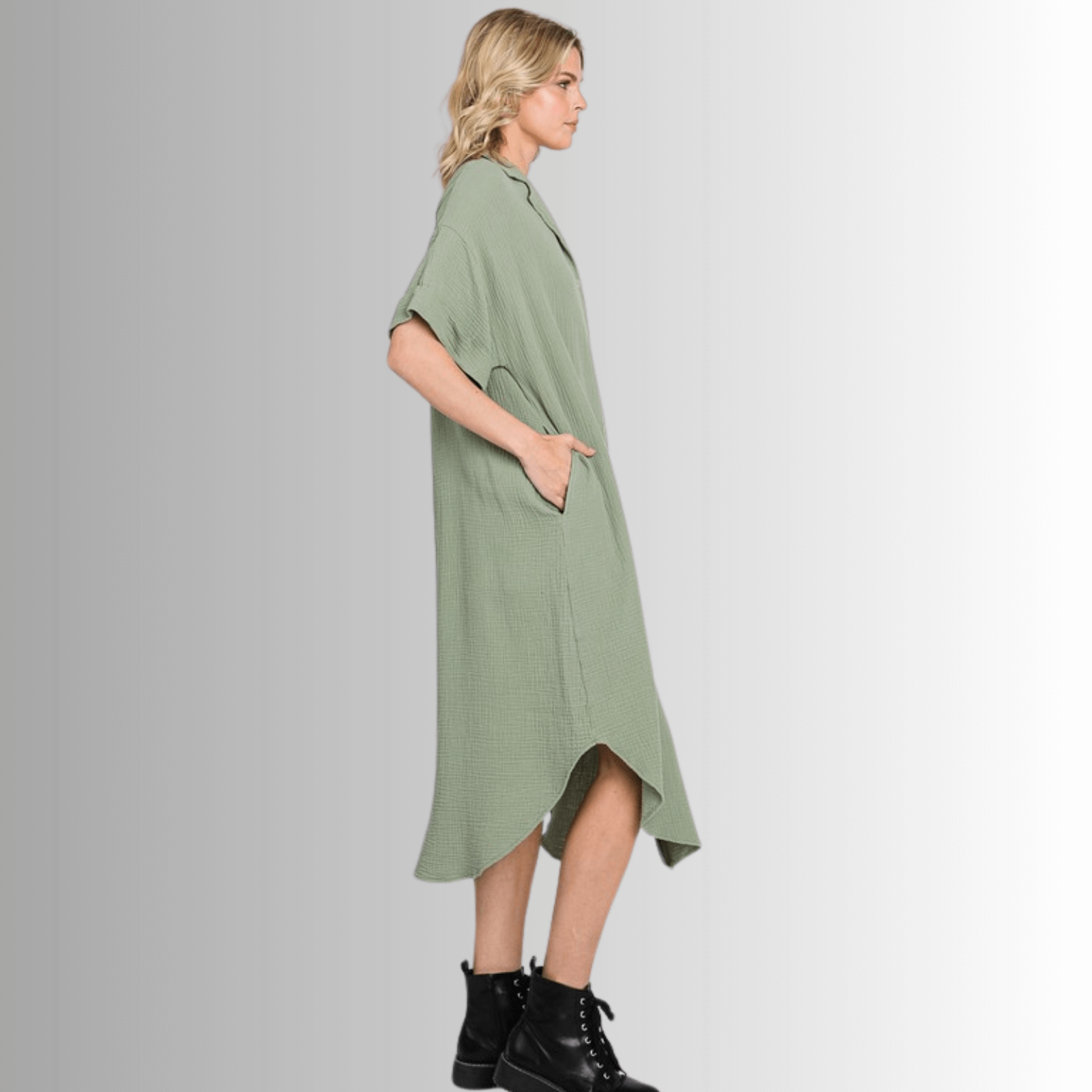 Phoebe Versatile Cotton Gauze Shirt Dress - Concordia Style Boutique