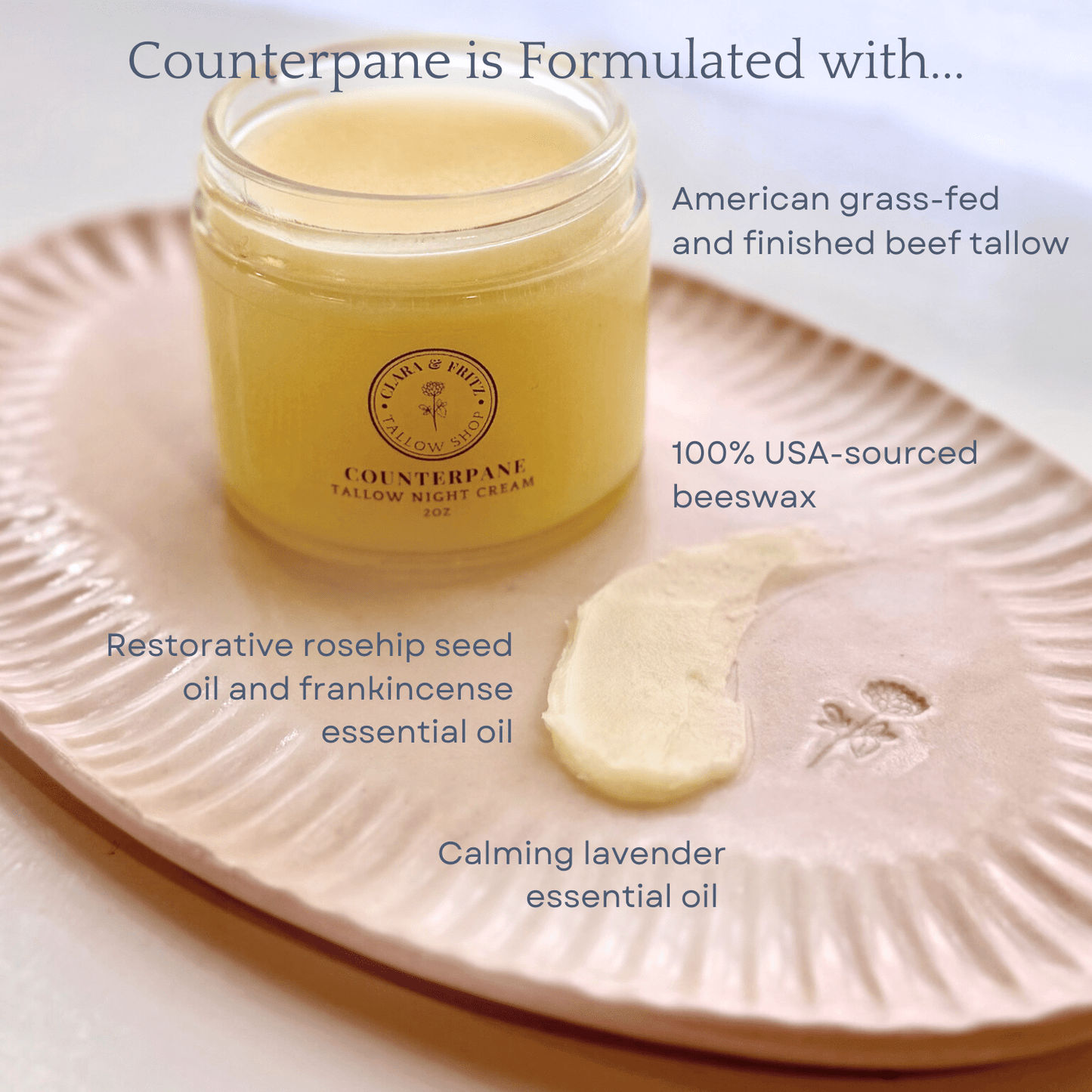 Counterpane Tallow Night Cream - Concordia Style Boutique