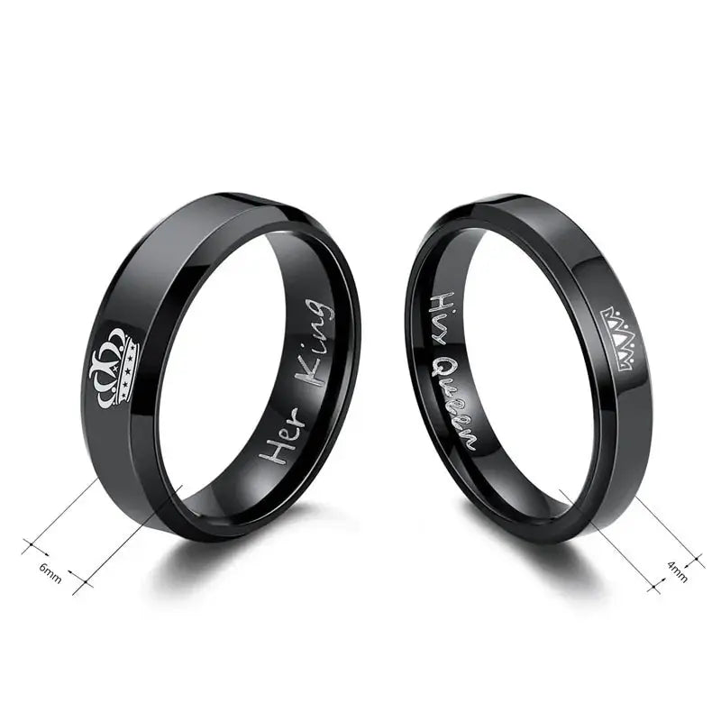 Couple Ring Her King His Queen - Concordia Style Boutique