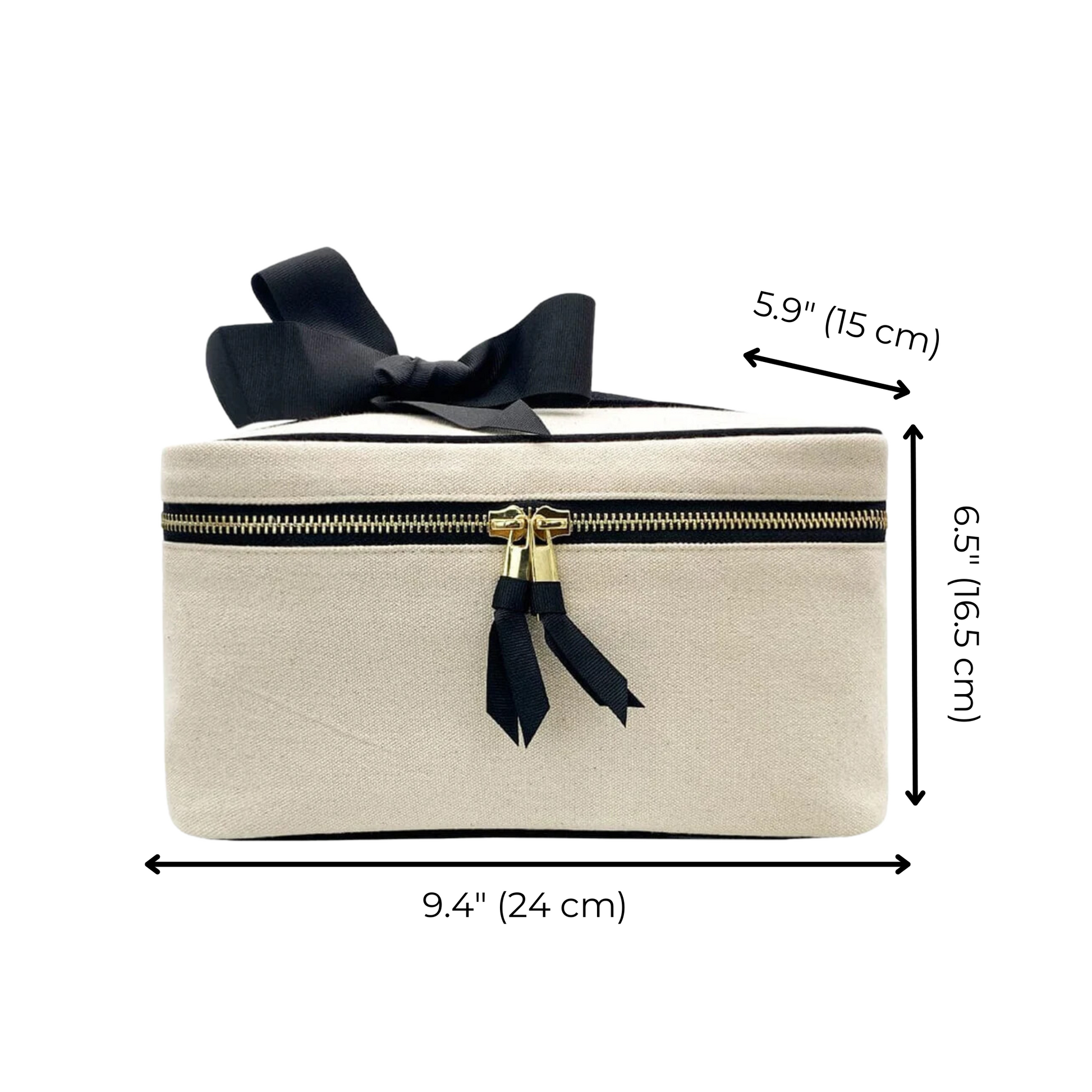 Medium Box Makeup & Toiletry, Cream - Concordia Style Boutique
