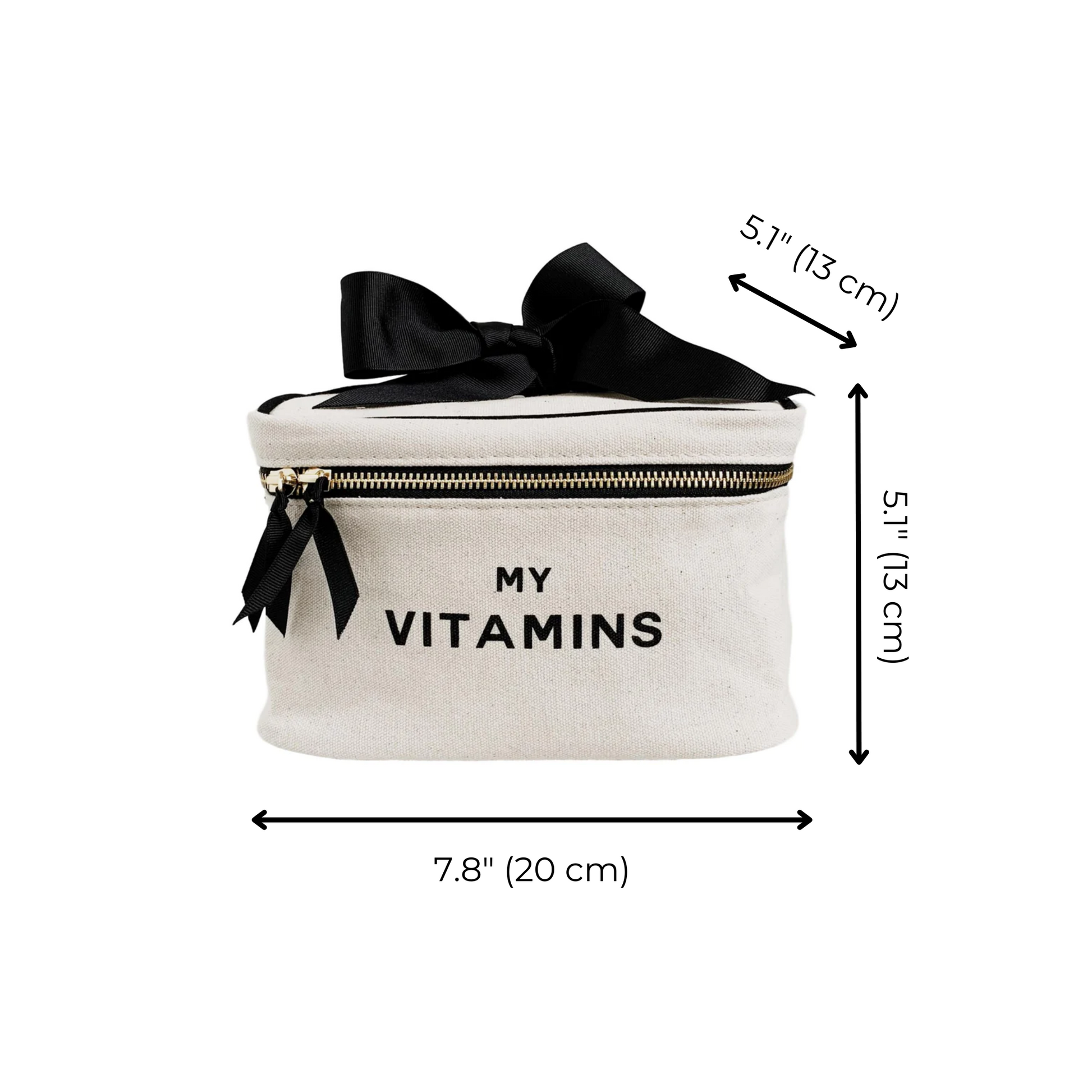Vitamins Storage and Travel Box, Cream - Concordia Style Boutique