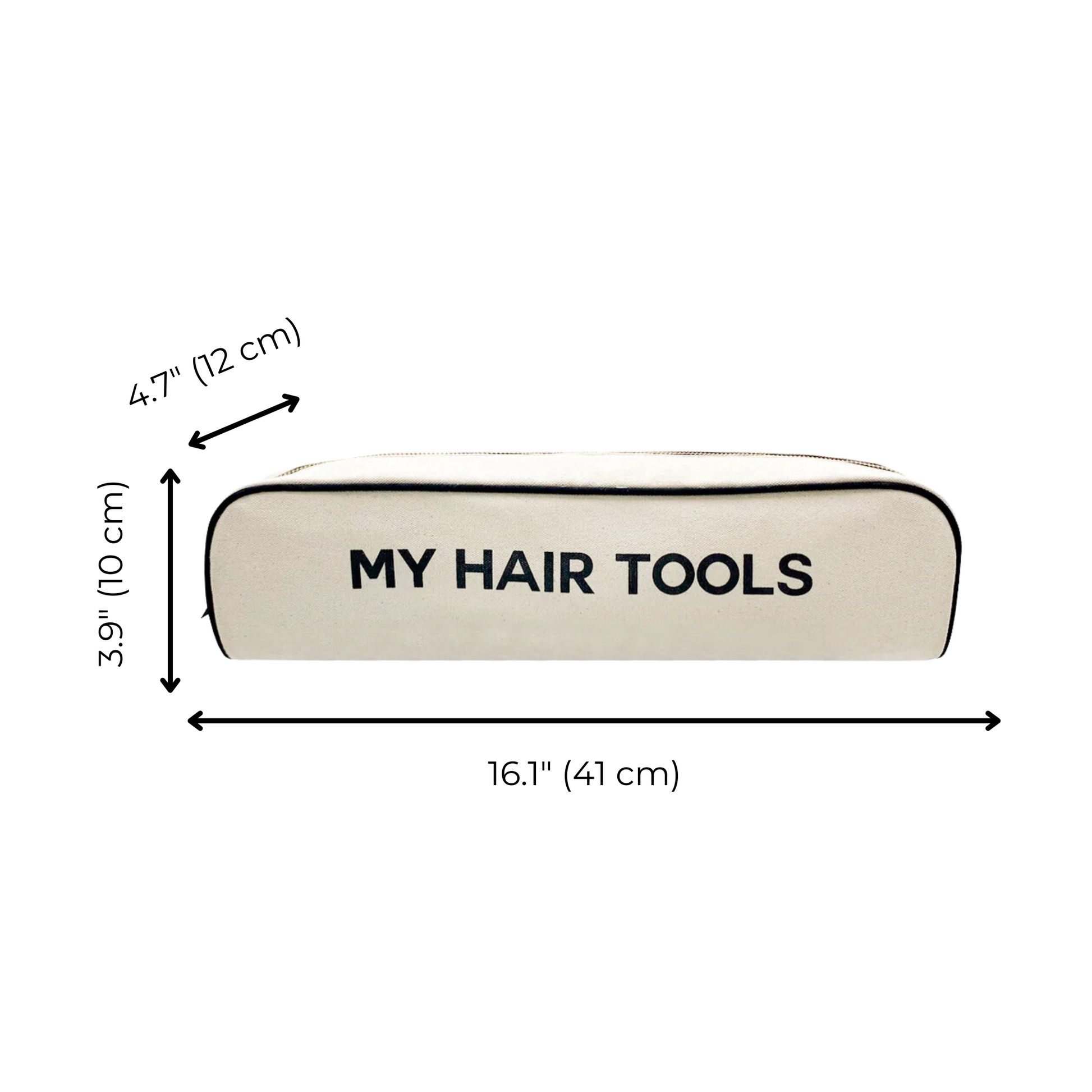 Roomy Hair Wrap Tools Travel Case, Cream - Concordia Style Boutique