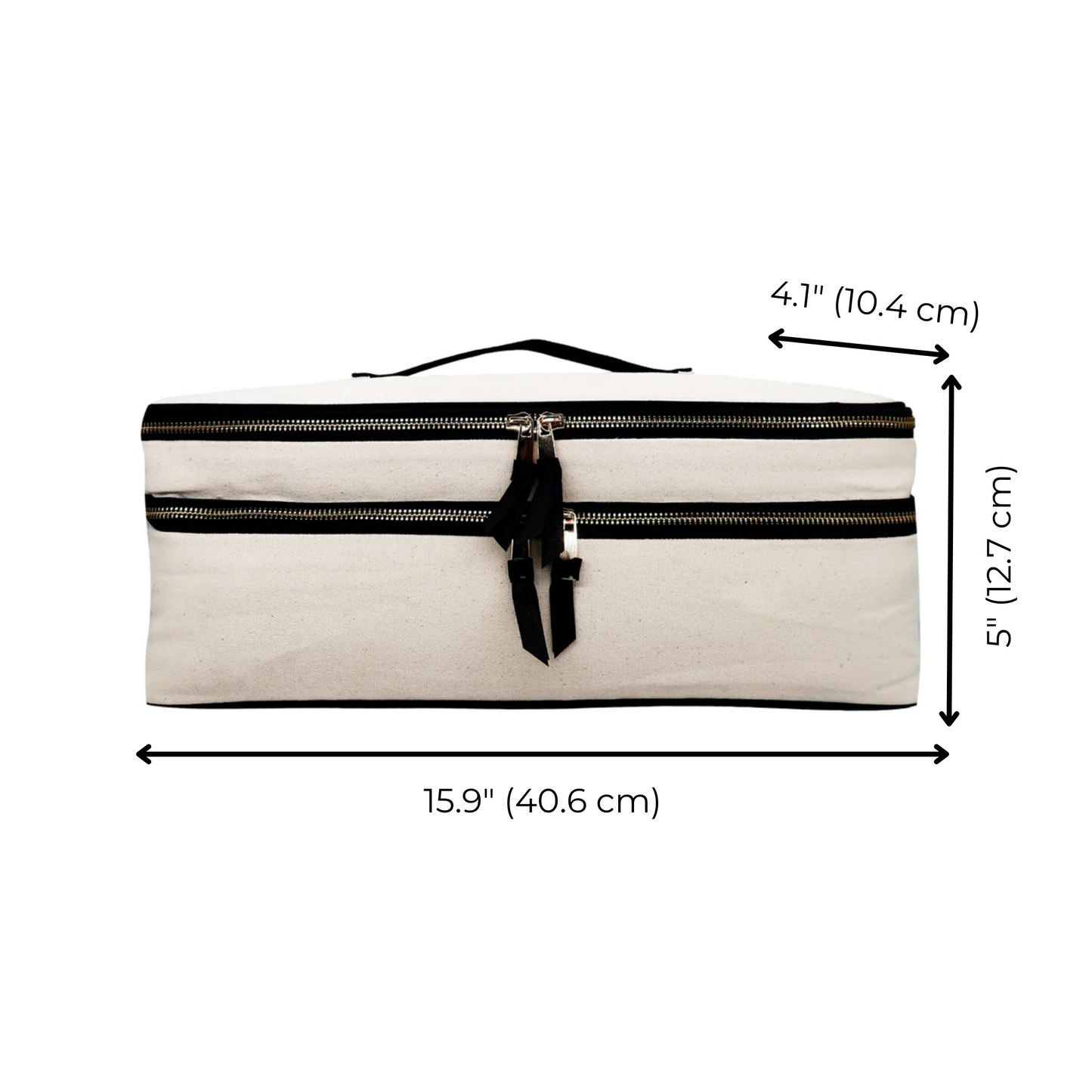Double Hair Tools Travel Case, Cream - Concordia Style Boutique