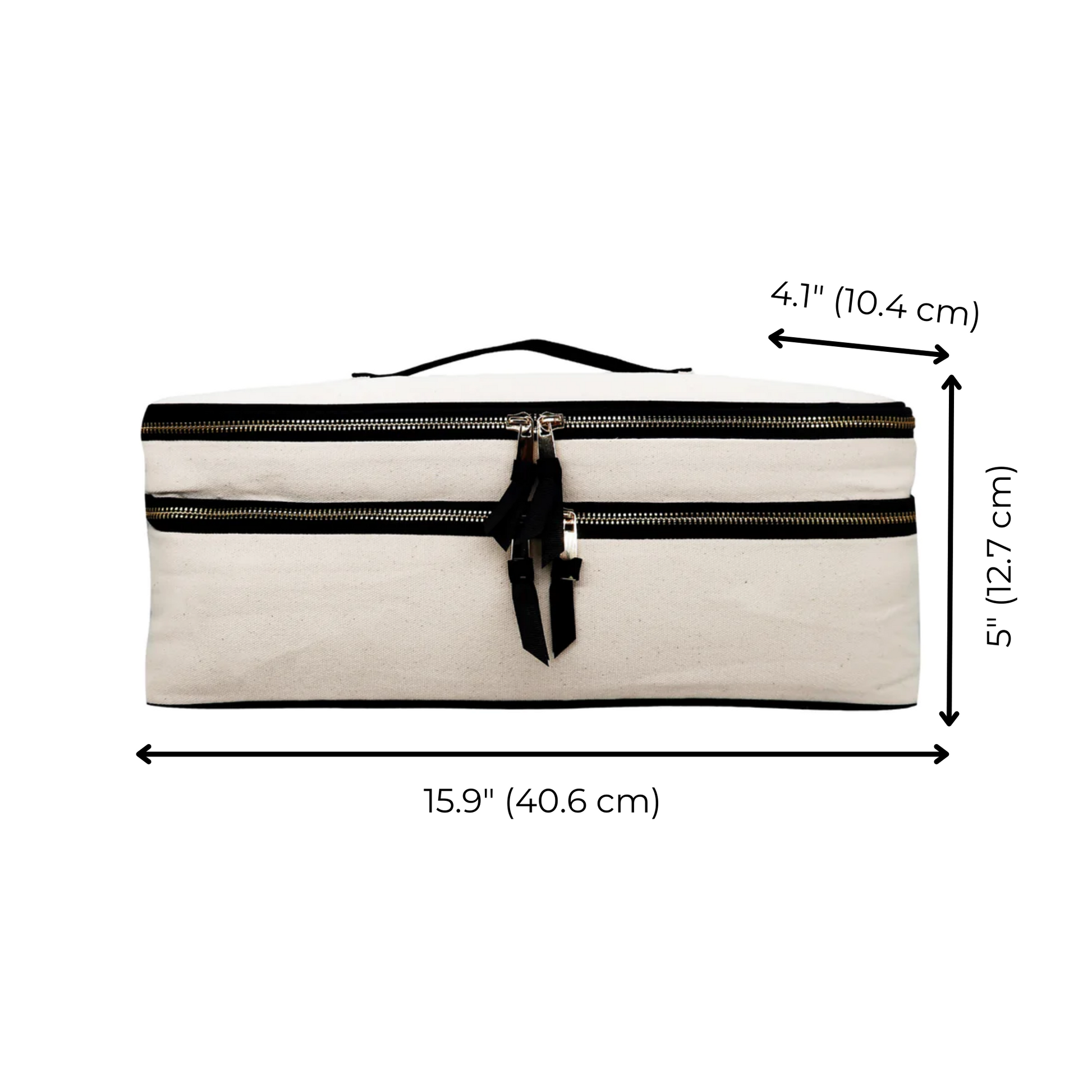 Double Hair Tools Travel Case, Cream - Concordia Style Boutique