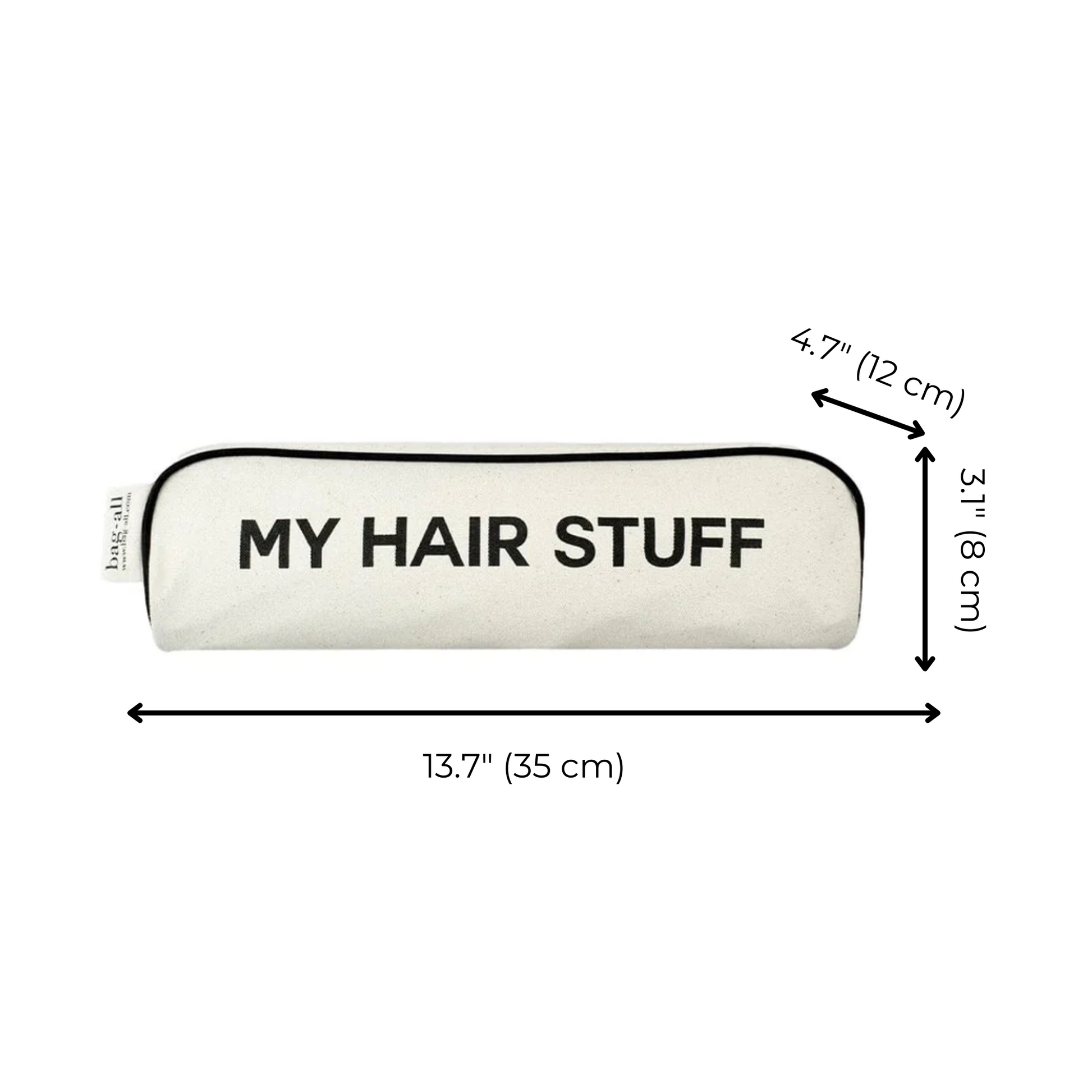 Hair Stuff Travel Case, Cream - Concordia Style Boutique