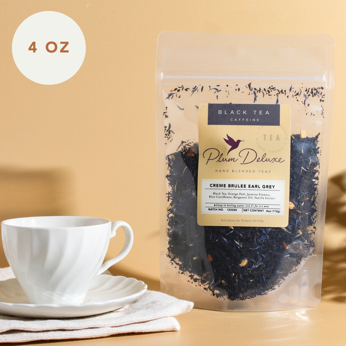 Creme Brulee Earl Grey Black Tea - Concordia Style Boutique