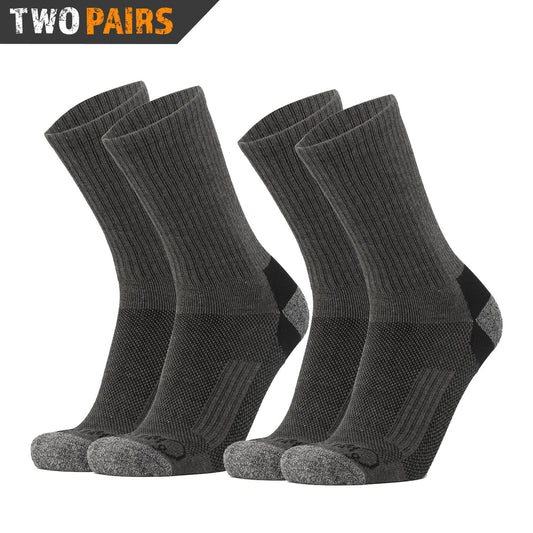 Bamboo Crew Socks - Moisture Wicking Bamboo Socks - 2 Pairs - Concordia Style Boutique