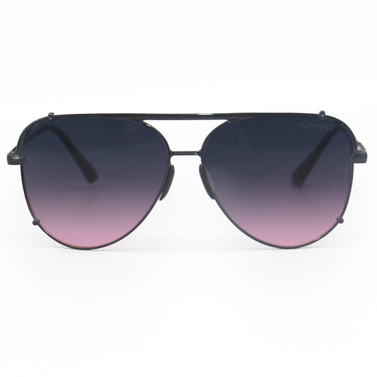 Cristina - Tangle Free - Faded Purple & Pink Aviator Sunglasses - Concordia Style Boutique