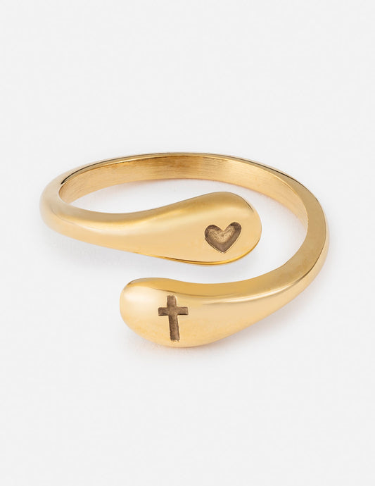 Cross Equals Love Ring - Concordia Style Boutique