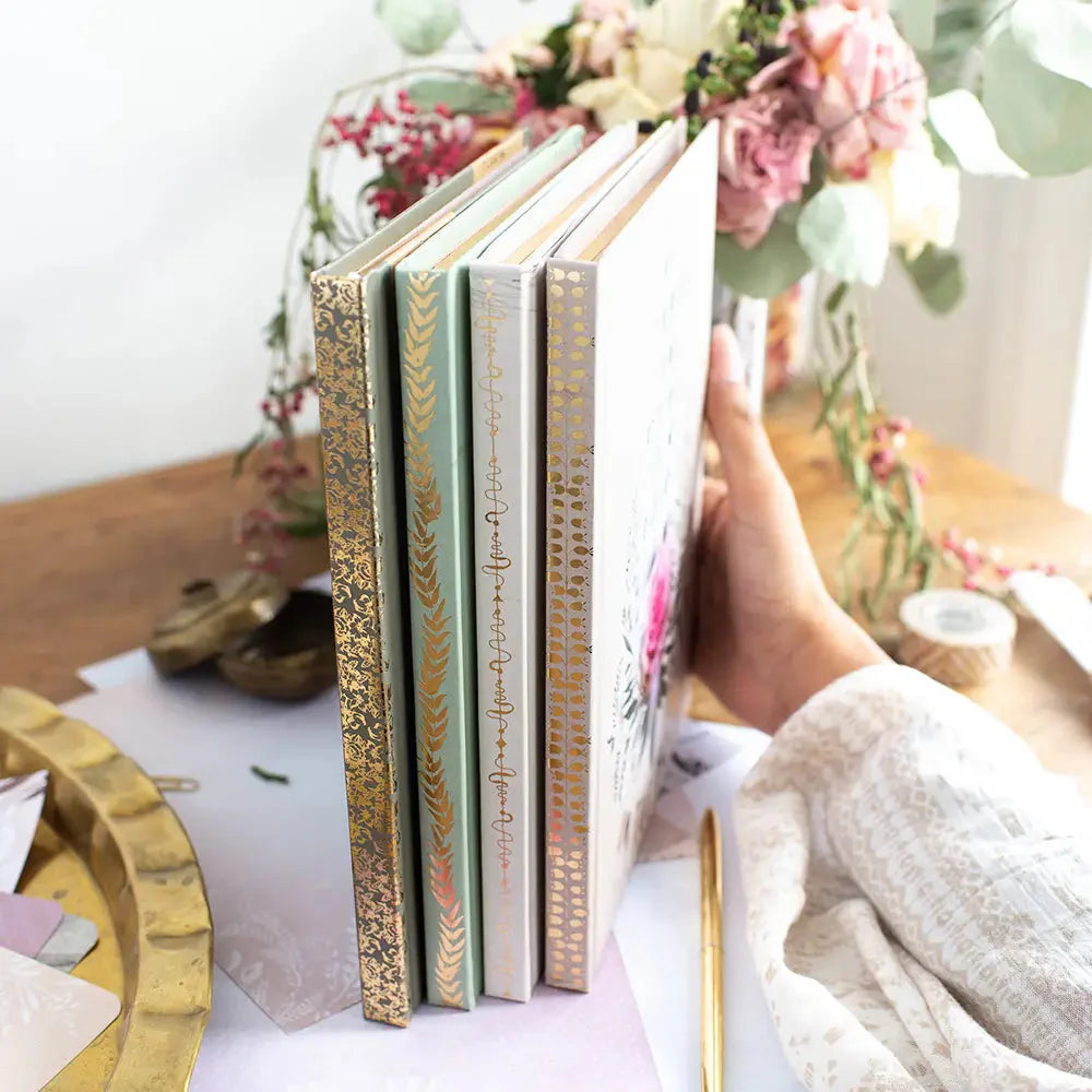 Crystal Fate Luxury Hardback Notebook Journal - Illustrated Inside - Concordia Style Boutique