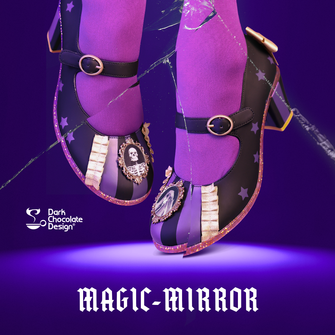 Chocolaticas® Mid Heels Magic Mirror Women's Mary Jane Pump - Concordia Style Boutique